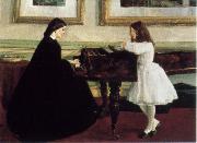 At the Piano James Mcneill Whistler